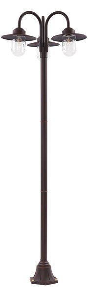 Zewnętrzna Lampa Lindby, Bilma, ściemnialny, brąz rdzawy, aluminium, nowoczesny