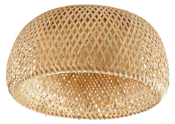 Lampa Sufitowa Lindby, Jadwiga, ściemnialny, drewniany, salon, bambus, skandynawski
