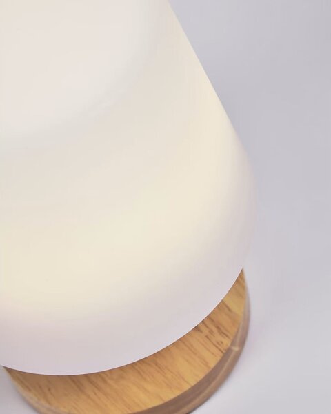 Naturalna lampa stołowa LED ze ściemniaczem (wys. 22 cm) Ambar – Kave Home