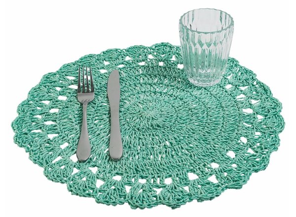Plastikowe maty stołowe zestaw 6 szt. ø 38 cm Uncinetto – VDE Tivoli 1996