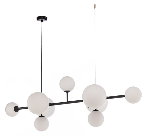 Lampa Wisząca ALDEX, Joel, ściemnialny, czarny, salon, metal