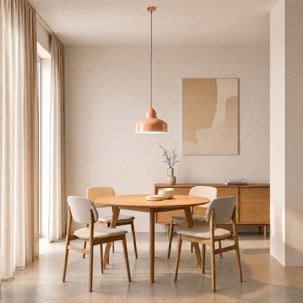 Lampa Wisząca ALDEX, Mille, ściemnialny, pomarańczowy, salon, metal, industrialny