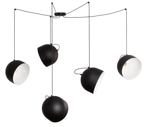 Lampa Wisząca ALDEX, Pepe, ściemnialny, czarny, salon, metal, nowoczesny