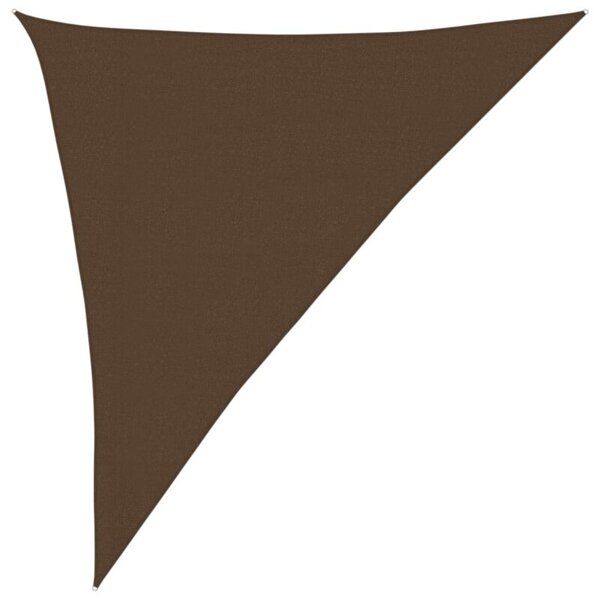 Żagiel przeciwsłoneczny, 160 g/m², brązowy, 3x4x5 m, hdpe