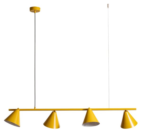 Lampa Wisząca ALDEX, Hängeleuchte Form 4, ściemnialny, żółty, jadalnia, metal, nowoczesny