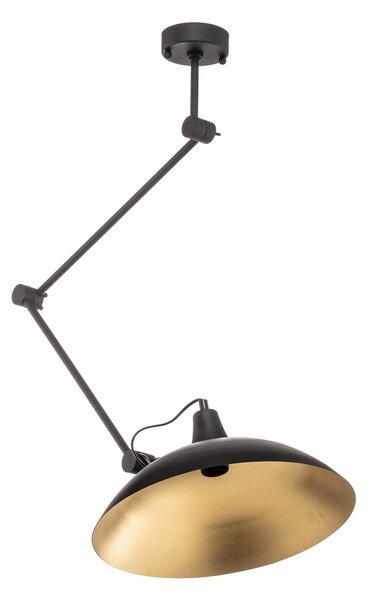 Lampa Sufitowa ALDEX, 808, ściemnialny, czarny, salon, metal, nowoczesny