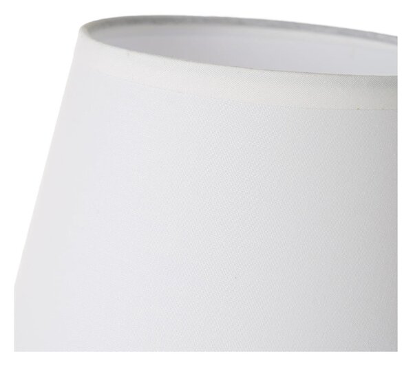 Brązowa lampa stołowa ceramiczna z tekstylnym kloszem (wys. 27,5 cm) – Casa Selección