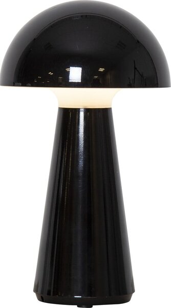Czarna lampa stołowa LED ze ściemniaczem (wys. 28 cm) Mushroom – Star Trading