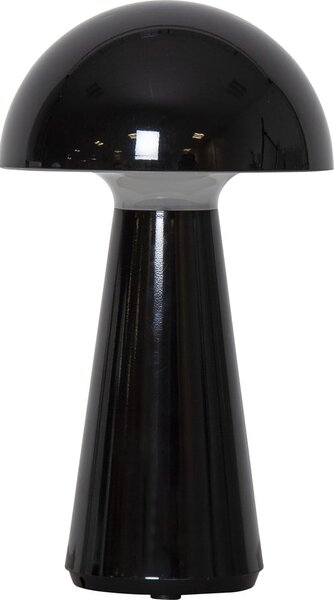 Czarna lampa stołowa LED ze ściemniaczem (wys. 28 cm) Mushroom – Star Trading