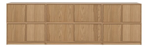 Zestaw pod TV w dekorze dębu 264x88 cm Modulair – vtwonen