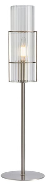 Markslöjd Markslöjd 108557 - Lampa stołowa TUBO 1xE14/40W/230V 50 cm chrom błyszczący/clear ML1249