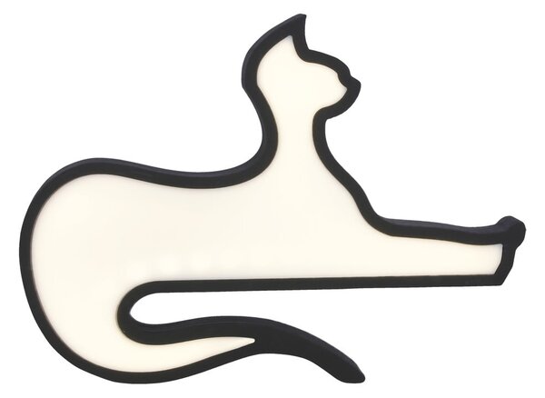 Czarna lampka dziecięca Cat – Candellux Lighting