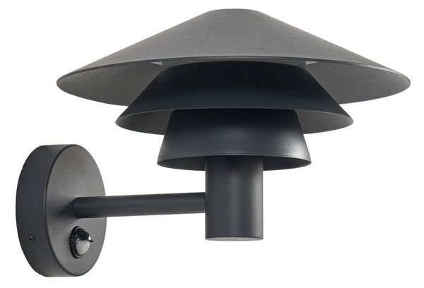 Zewnętrzna Lampa Lucande, Montaro, czarny, aluminium, nowoczesny