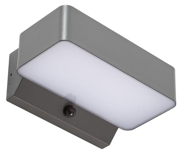 Zewnętrzna Lampa Lindby, Fando, szary, aluminium