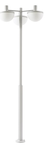 Zewnętrzna Lampa Lucande, Toras, ściemnialny, szary, aluminium, nowoczesny