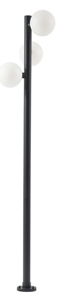Zewnętrzna Lampa Lucande, Asane, ściemnialny, czarny, metal, nowoczesny