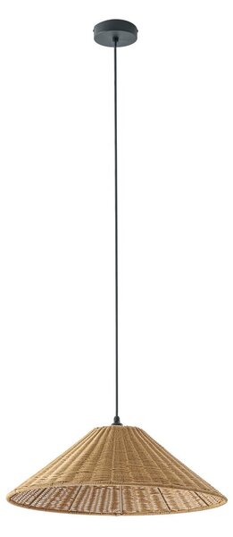 Zewnętrzna Lampa Lucande, Taniola, ściemnialny, drewniany, taras, drewno, dworkowy | rustykalny