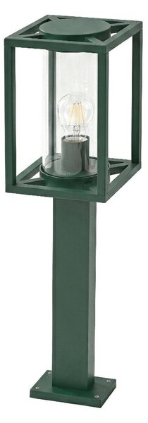 Zewnętrzna Lampa Lucande, Ferda, ściemnialny, zielony, taras, aluminium, nowoczesny