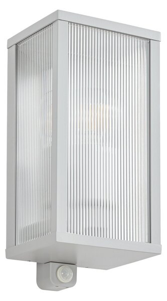 Zewnętrzna Lampa Lindby, Peldar, ściemnialny, szary, taras, aluminium, nowoczesny