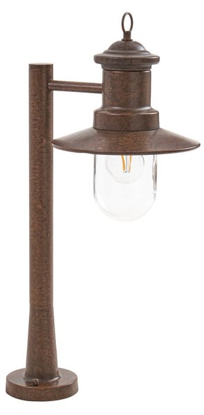 Zewnętrzna Lampa Lindby, Eloretta, ściemnialny, brąz rdzawy, taras, metal, dworkowy | rustykalny