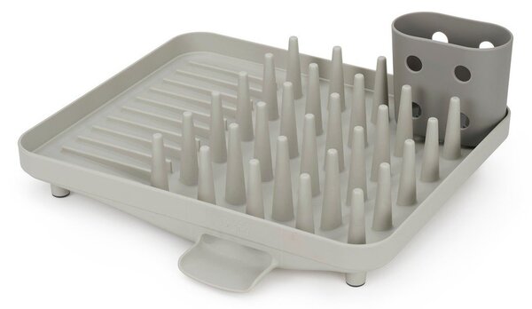 Jasnoszary plastikowy ociekacz 33,5x31,5 cm Duo – Joseph Joseph
