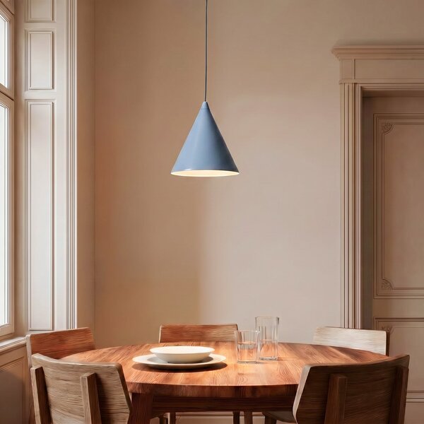 Lampa Wisząca ALDEX, Form, ściemnialny, niebieski, jadalnia, metal
