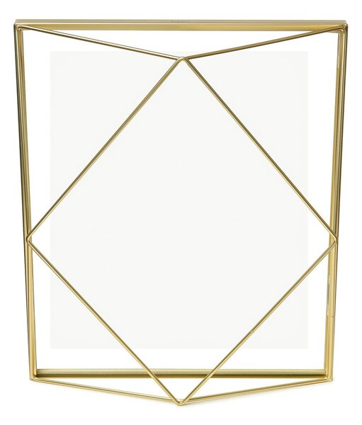 Metalowa ramka stojąca/ścienna w kolorze złota 25x30 cm Prisma – Umbra
