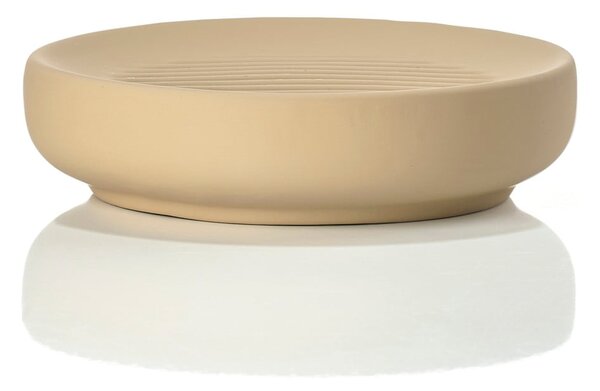 Beżowa porcelanowa mydelniczka Ume − Zone