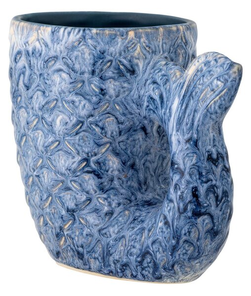 Niebieski kamionkowy wazon (wysokość 12 cm) Ariella – Bloomingville
