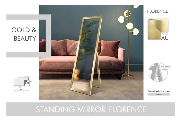 Lustro stojące 46x146 cm Florence – Styler