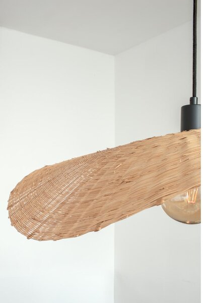Lampa wisząca z bambusowym kloszem ø 70 cm Rayo – Markslöjd