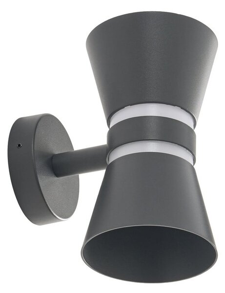 Zewnętrzna Lampa Lucande, Meravi, czarny, aluminium, nowoczesny