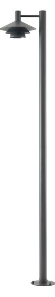 Zewnętrzna Lampa Lucande, Montaro, czarny, aluminium, nowoczesny