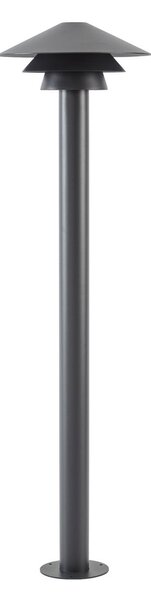 Zewnętrzna Lampa Lucande, Montaro, czarny, aluminium, nowoczesny