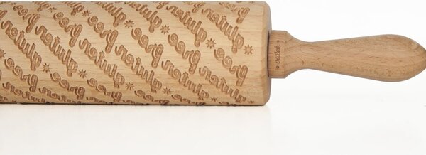 Drewniany grawerowany wałek do ciasta Valek Gluten Free