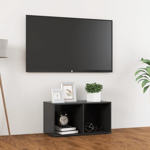 Szafka pod TV, szara, 72x35x36,5 cm, materiał drewnopochodny