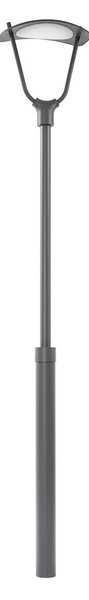 Zewnętrzna Lampa Lucande, Tarasu, szary, taras, aluminium, nowoczesny