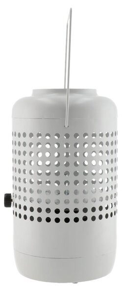 Jasnoszara lampa gazowa Cosi Drop, wys. 37 cm