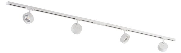 Lampa Sufitowa Lindby, Linaro, biały, gabinet | pracownia, metal, nowoczesny