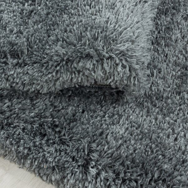 Szary chodnik 80x250 cm Fluffy – Ayyildiz Carpets