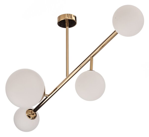 Lampa Sufitowa ALDEX, Dione, ściemnialny, złoty | mosiężny, jadalnia, metal, nowoczesny