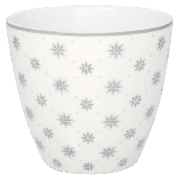 Szara porcelanowa filiżanka Green Gate Laurie, 300 ml