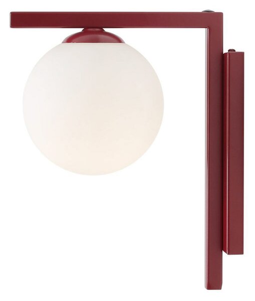 Lampa Ścienna ALDEX, Zac, ściemnialny, czerwony, salon, szkło, nowoczesny
