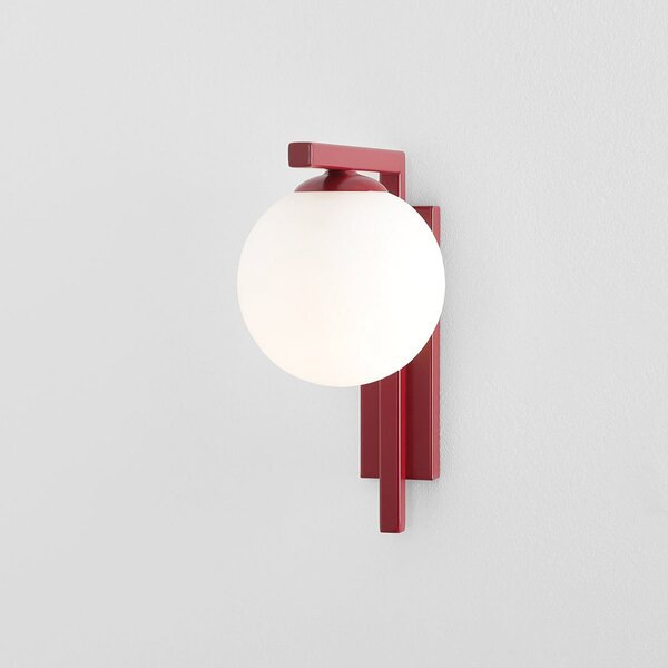 Lampa Ścienna ALDEX, Zac, ściemnialny, czerwony, salon, szkło, nowoczesny
