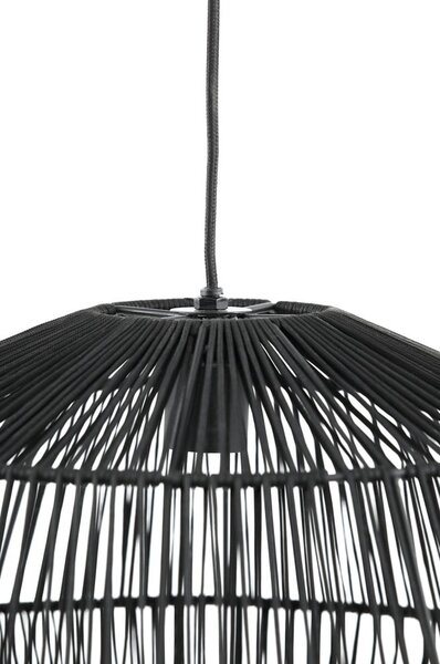 Czarna matowa lampa sufitowa ø 49 cm Deya – Light & Living