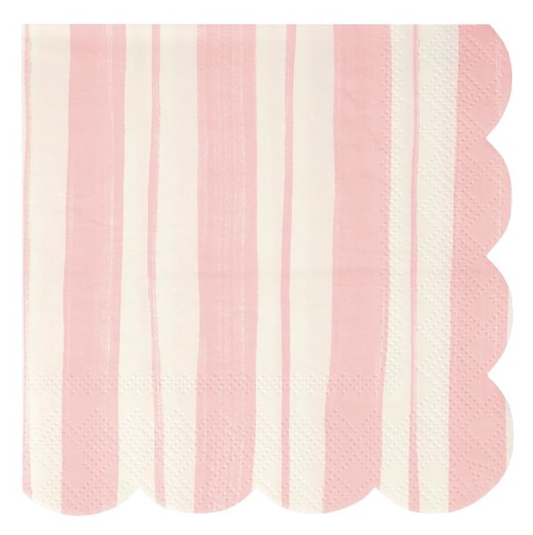 Papierowe serwetki zestaw 16 szt. Ticking Stripe – Meri Meri
