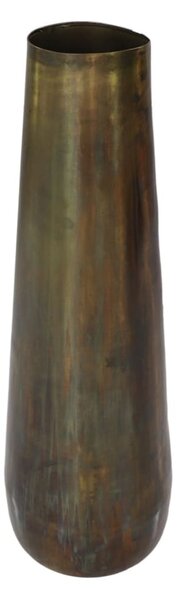 HSM Collection Wazon Siena, L, 26x80 cm, złoty