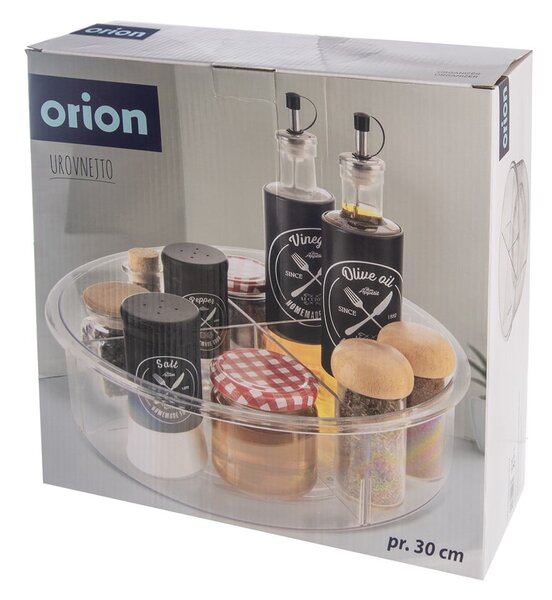 Obrotowy plastikowy organizer na przyprawy ø 30 cm – Orion