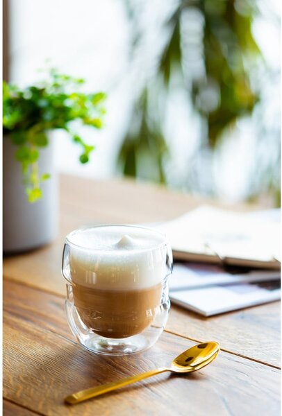 Szklane filiżanki na espresso/z podwójną ścianką zestaw 2 szt. 70 ml Sferico – Vialli Design