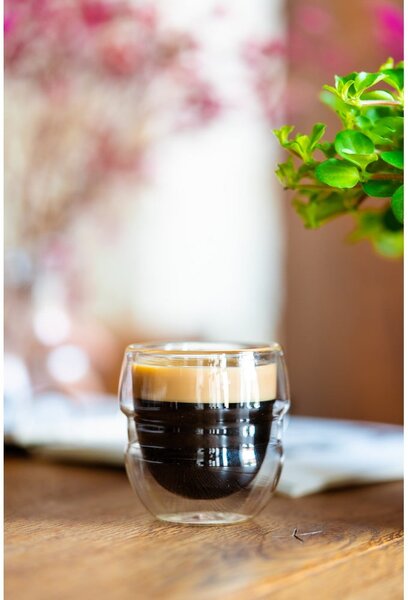 Szklane filiżanki na espresso/z podwójną ścianką zestaw 2 szt. 70 ml Sferico – Vialli Design